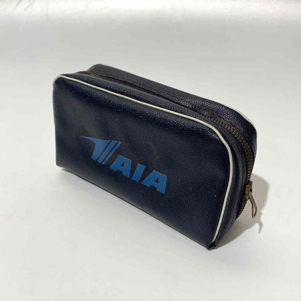 AIRLINE TRAVEL KIT, Vintage, Navy, AIA (Bag-only)